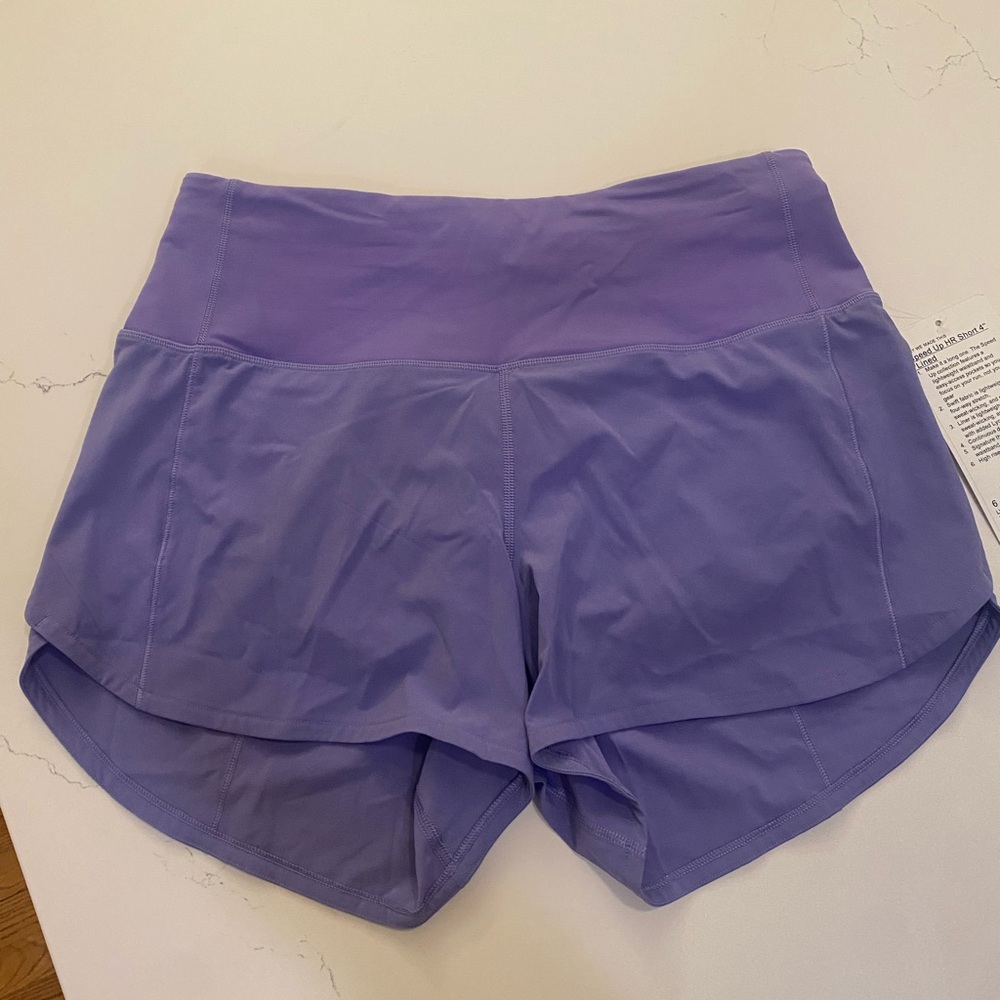Women's Lavender Athletic Shorts